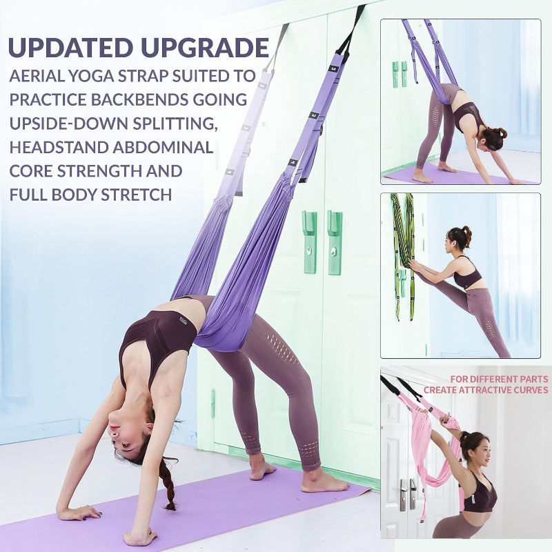 Pilates Yoga Aerial - 조절 가능한 에어리얼 요가 해먹 세트