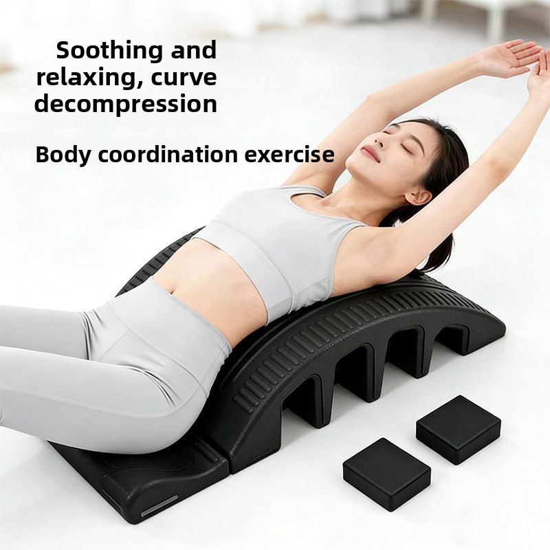 Pilates Yoga Body - 업그레이드된 필라테스 척추 교정기, 요추 스트레칭,