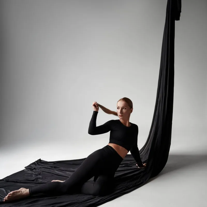 나일론 공중 실크 낮은 신축성 원단 요가 해먹, 체육관 - Pilates Yoga Aerial 리뷰 및 가격